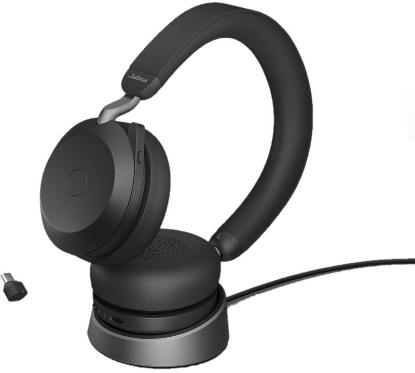 slušalke JABRA Evolve2 75 Flex UC, Link380c, on-ear, Stereo, USB, BT, stalak, črne