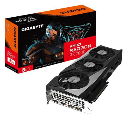 Grafična kartica GIGABYTE Radeon RX 7600 Gaming OC, 5GB GDDR6