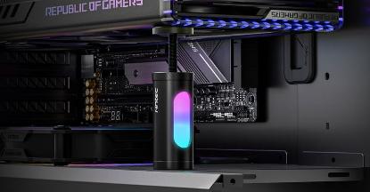 Nosilec za grafično kartico ANTEC I Shape Prism ARGB, črni