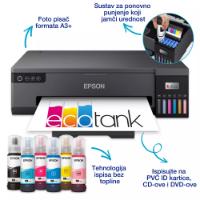 Multifunkcijski Tiskalnik EPSON EcoTank L18050, A3, Tiskalnik/scanner/copy, 5760 x 1440, USB, črni