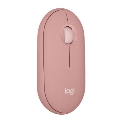 Miška LOGITECH M350s Pebble 2, optički, BT, rozi