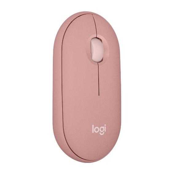 Miška LOGITECH M350s Pebble 2, optički, BT, rozi