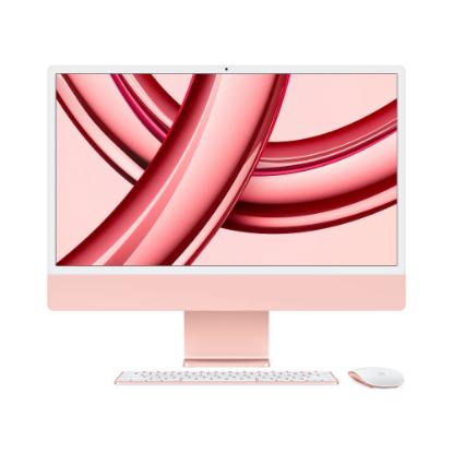 Računalnik AiO APPLE iMac mqrt3cr/a / 24" 4,5K Retina, 10-Core M3, 8GB, 256GB SSD, 10-Core Apple GPU, WiFi, tipkovnica, miš, macOS, rozo