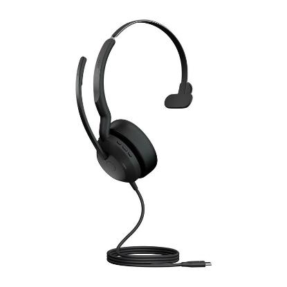 slušalke JABRA Evolve2 50 UC, on-ear, Mono, USB-C, črne