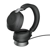 slušalke JABRA Evolve2 85 MS, Link380c, on-ear, Stereo, USB, BT, stalak, črne