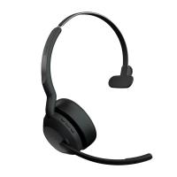 slušalke JABRA Evolve2 55 MS, Link380a, on-ear, Mono, USB, BT, stalak, črne