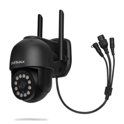 Mrežna nadzorna kamera OVERMAX Camspot 4.95, 2K, vanjska, noćno snimanje, crna