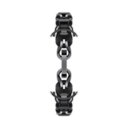 Pašček za XIAOMI Smart Band 8, Chain Strap, črni