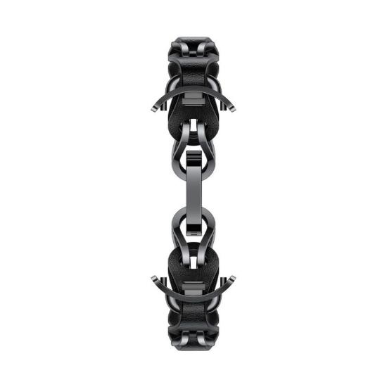 Pašček za XIAOMI Smart Band 8, Chain Strap, črni