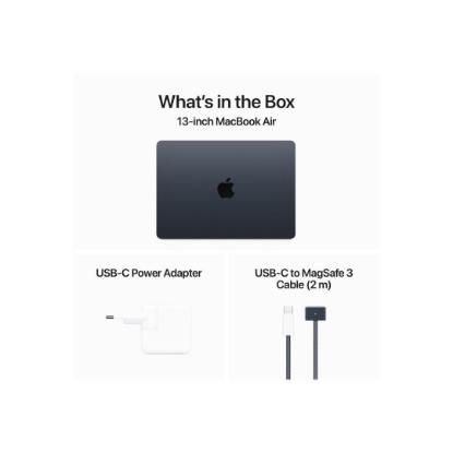 Prenosnik APPLE MacBook Air 13.6" MXCV3CR/A / 8-Core M3, 16GB, 512GB SSD, Apple 10-Core GPU, 13.6" 2560x1664 IPS, macOS, tamno-plavi