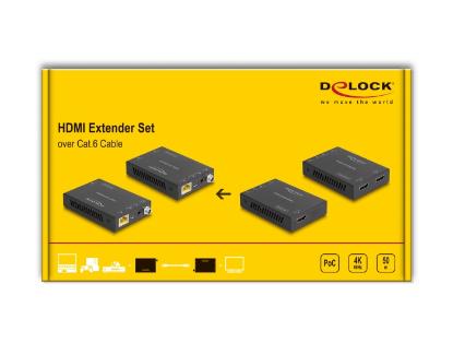 Proširivač DELOCK HDMI, preko Cat.6 kabla, set