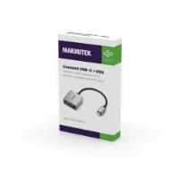Adapter MARMITEK, USB-C(M) na VGA(Ž), srebrni