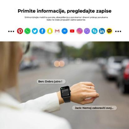 Pametna ura BLACKVIEW R50, rdeči