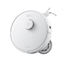Robotski usisavač ROBOROCK Q Revo Curv 5a1, stanica za samopražnjenje, bijeli