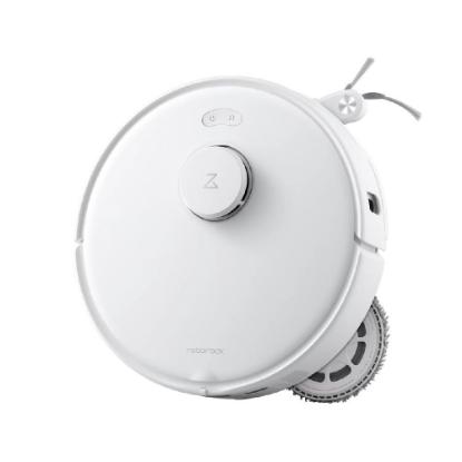 Robotski usisavač ROBOROCK Q Revo Curv 5a1, stanica za samopražnjenje, bijeli