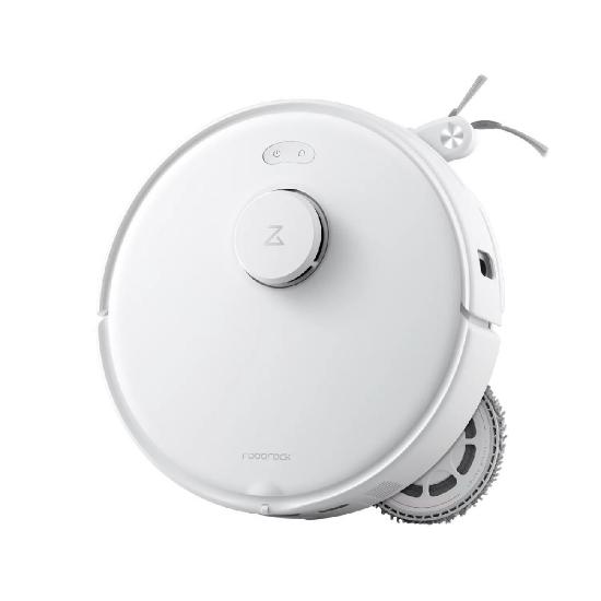 Robotski usisavač ROBOROCK Q Revo Curv 5a1, stanica za samopražnjenje, bijeli