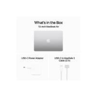 Prenosnik APPLE MacBook Air 13.6" MXCT3ZE/A / 8-Core M3, 16GB, 512GB SSD, Apple 10-Core GPU, 13.6" 2560x1664 IPS, macOS, sivi