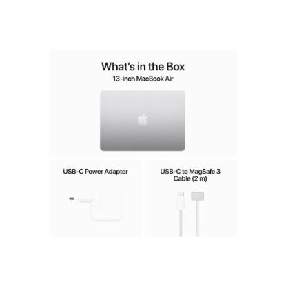 Prenosnik APPLE MacBook Air 13.6" MXCT3ZE/A / 8-Core M3, 16GB, 512GB SSD, Apple 10-Core GPU, 13.6" 2560x1664 IPS, macOS, sivi