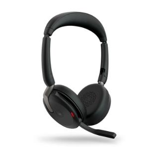 slušalke JABRA Evolve2 65 Flex MS, WLC bežično punjenje, Link380c, on-ear, Stereo, USB, BT, črne