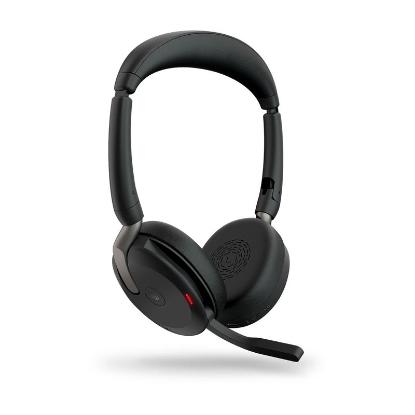 slušalke JABRA Evolve2 65 Flex MS, WLC bežično punjenje, Link380c, on-ear, Stereo, USB, BT, črne