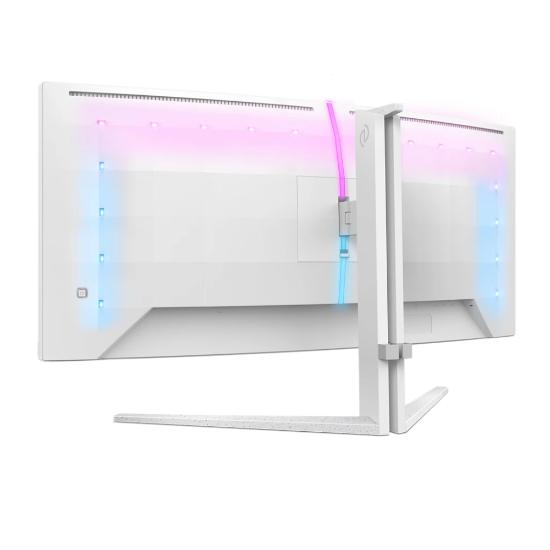 Gaming monitor 34" PHILIPS 34M2C5501A, UWQHD, VA, 180Hz, 1ms, 300cd/m2, FreeSync, ukrivljen, zvočnici, beli