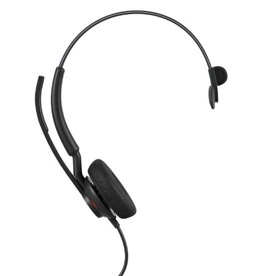 slušalke JABRA Engage 50 II UC, Engage 50 II Link, on-ear, Mono, USB-C, črne