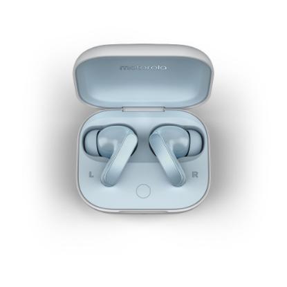 slušalke MOTOROLA Buds, in-ear, brezžične, BT, svetlo modre
