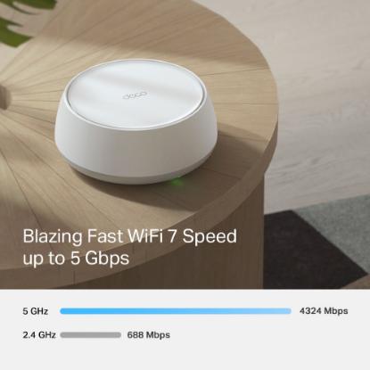 Router TP-LINK Deco BE25, BE3600, Whole Home Mesh Wi-Fi 7, Dual Band 2.4GHz/5GHz, 2×LAN, 2 komada