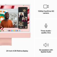 Računalnik AiO APPLE iMac mqrt3cr/a / 24" 4,5K Retina, 10-Core M3, 8GB, 256GB SSD, 10-Core Apple GPU, WiFi, tipkovnica, miš, macOS, rozo