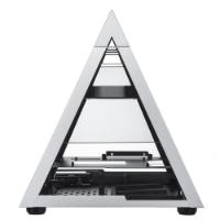 Ohišje AZZA Pyramid Mini 806, prozor, mini ITX, srebrno