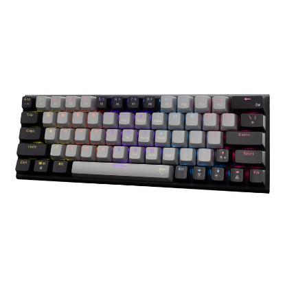 Tipkovnica WHITE SHARK GK-002711V2 Wakizashi-2, RGB, crveni switch, mehanička, US/HR, sivo-črna