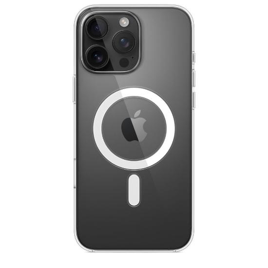 Ovitek APPLE Clear Case, za iPhone 16 Pro Max, MagSafe, prozorna