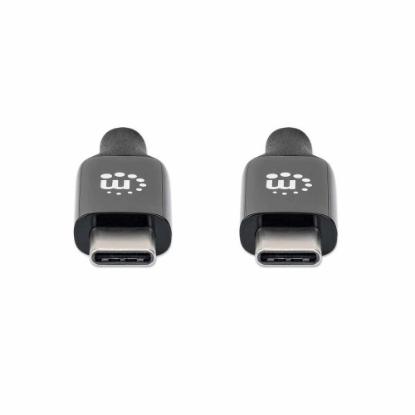 Kabel MANHATTAN, USB 3.2 Gen2, USB-C (M) na USB-C (M), PD 60W, 1.4 DP Alt Mode, 5.0m