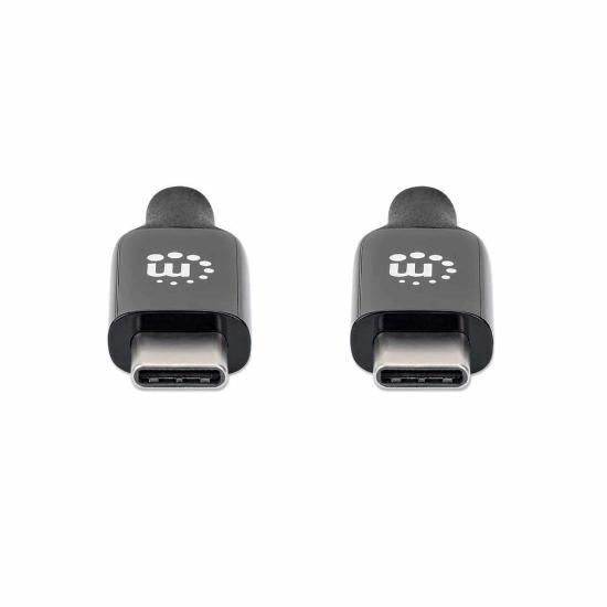 Kabel MANHATTAN, USB 3.2 Gen2, USB-C (M) na USB-C (M), PD 60W, 1.4 DP Alt Mode, 5.0m