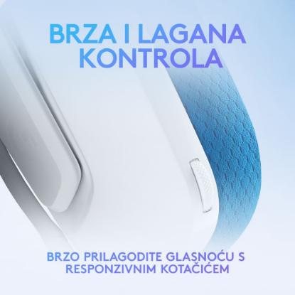 slušalke LOGITECH Gaming G335, bijelo-modre