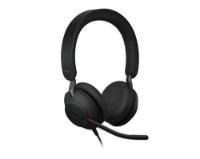 slušalke JABRA Evolve2 40 SE, on-ear, Stereo, USB-C, črne