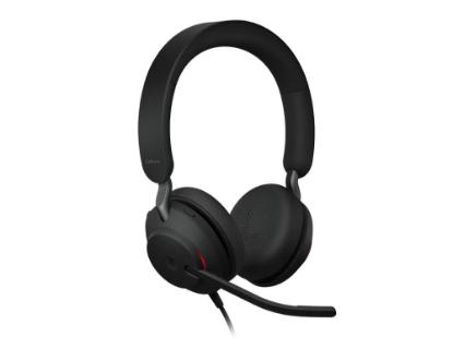 slušalke JABRA Evolve2 40 SE, on-ear, Stereo, USB-C, črne