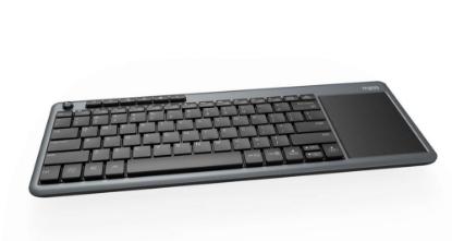 Tipkovnica RAPOO K2600, touchpad, brezžična, USB, črna