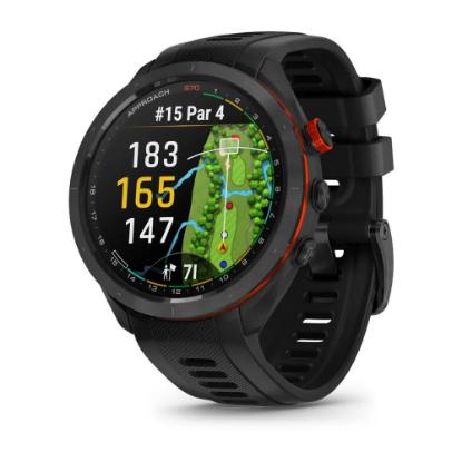 Pametna ura GARMIN Approach S70, 47 mm, GPS, golferski, črni