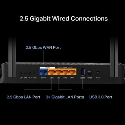 Router TP-LINK Archer BE230 Dual-Band Wi-Fi 7, BE3600, 1xWAN, 4xLAN