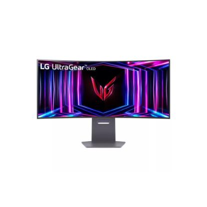 Gaming monitor 34" LG 34GS95QE-B.AEU, UWQHD, OLED, 240Hz, 1ms, 275cd/m2, G-Sync, FreeSync, pivot, ukrivljen. črni