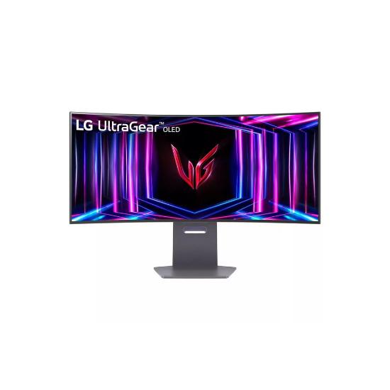 Gaming monitor 34" LG 34GS95QE-B.AEU, UWQHD, OLED, 240Hz, 1ms, 275cd/m2, G-Sync, FreeSync, pivot, ukrivljen. črni