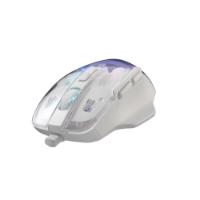 Miška BARACUDA Anglerfish, RGB, optični, 7200dpi, beli