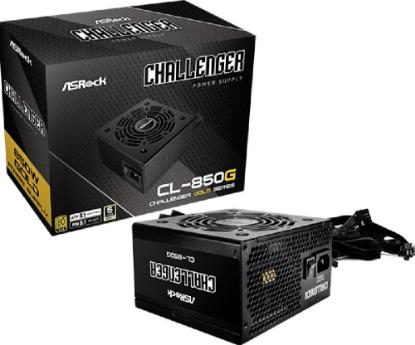 Napajalnik 850W, ASROCK Challenger CL-850G, 120mm vent., 80+ Gold