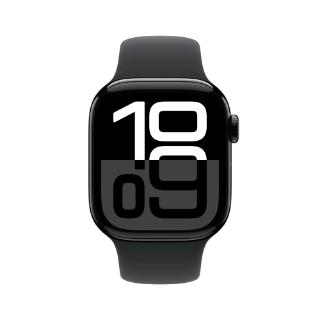 Pametna ura APPLE Watch S10 GPS, 42mm Jet Black Alu Case with Black Sport Band - S/M