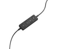 Slušalke LOGITECH Headset H570e. USB, črne