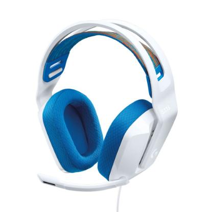 slušalke LOGITECH Gaming G335, bijelo-modre