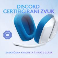 slušalke LOGITECH Gaming G335, bijelo-modre