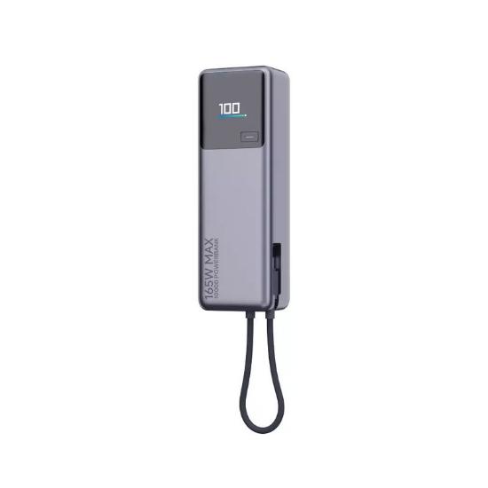 Mobilni USB  polnlec XIAOMI 165W Power Bank, 10000 mAh, USB-C, sivi