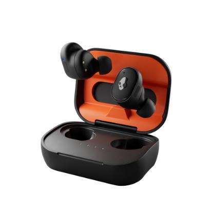 slušalke SKULLCANDY GRIND FUEL TRUE WIRELESS IN-EAR, brezžične, BT, in-ear, mikrofon, črno-narančaste